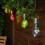 Solar LED Hanging Light Outdoor Waterproof Rotatable Green 2