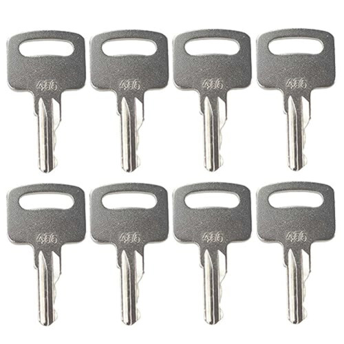 Minxio ignition keys for heavy construction machinery 8 pcs