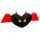 Almofada de pelúcia Yooshoverk de anjo e diabo para o Halloween, 73 x 28 cm (28,7 x 11 polegadas). 2