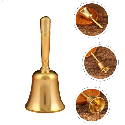 Vintage brass call bell set 3 pcs 2