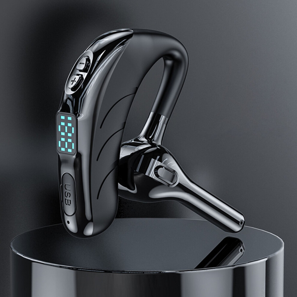 Bluetooth 5.2 Single-Ear Headset With Mic And Led Display 975221906236
