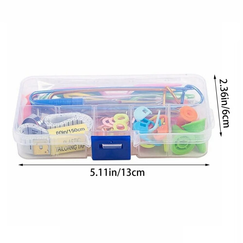 Knitting Tool Set with Crochet Hooks and Case 2