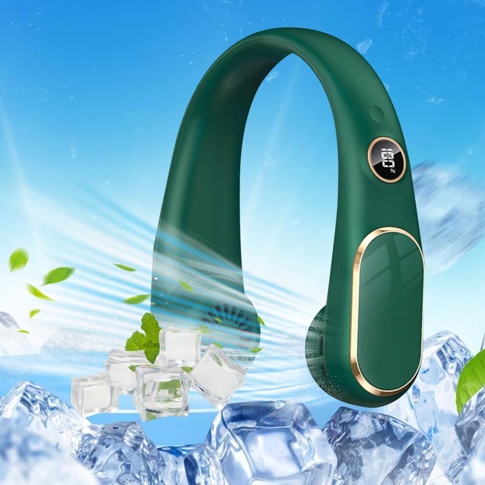 Oyigu Neck Hanging Fan Usb Rechargeable Quiet Portable Fan 975221898173