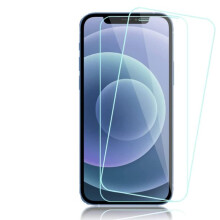 Pachet de 2 - compatibil cu iPhone12/12Pro - folie de protecție pentru ecran din sticlă securizată