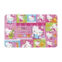 Tapis de porte Hello Kitty, antidérapant et lavable, pour intérieur et extérieur, 51 x 80 cm, décoration festive pour salle de bain, cuisine et