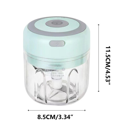 Quinlirra Mini Electric Garlic Crusher Wireless 1pc 2
