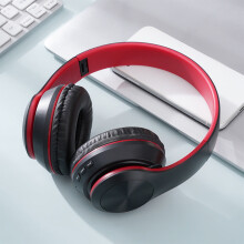 Cuffie wireless Bluetooth 5.1 Txmfgh con riduzione del rumore, lunga durata della batteria e design pieghevole - Compatibili con usi multifunzione
