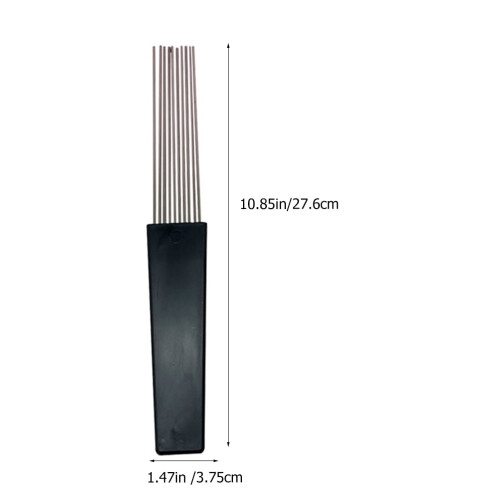 Black Metal Guiro Scraper Latin Percussion 4.5 Inches 1