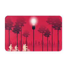 Tappetino da bagno antiscivolo Stranger Things, 20x31,5 pollici