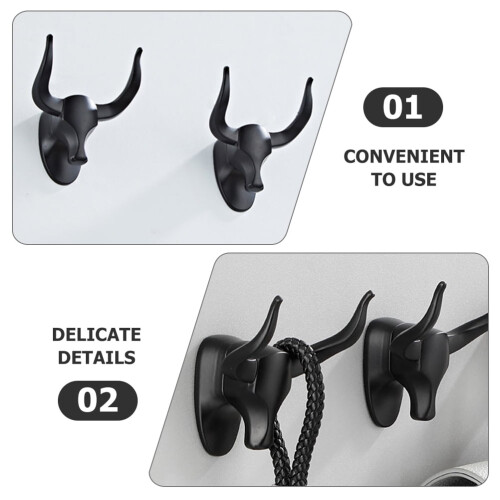 Decorative Hat and Towel Hook for Door or Wall 2