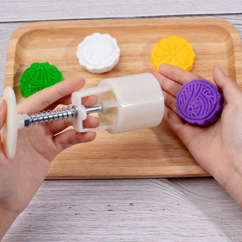 Flower Mooncake Mold Stamp Set 18 pcs 30g 2
