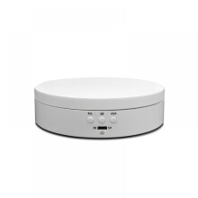 Plataforma giratoria de exhibición, soporte giratorio de 360 grados, plataforma giratoria automática, perfecta para sesiones fotográficas.