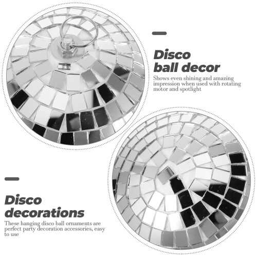 Boule disco suspendue en verre (5 pièces) 1