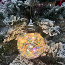 Boules de Noël transparentes et colorées à faire soi-même, incassables, pour décorer votre sapin, vos fêtes, mariages et votre maison.