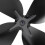 Fireplace fan blade metal replacement for wall-mounted wood 4