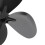 Fireplace fan blade metal replacement for wall-mounted wood 2