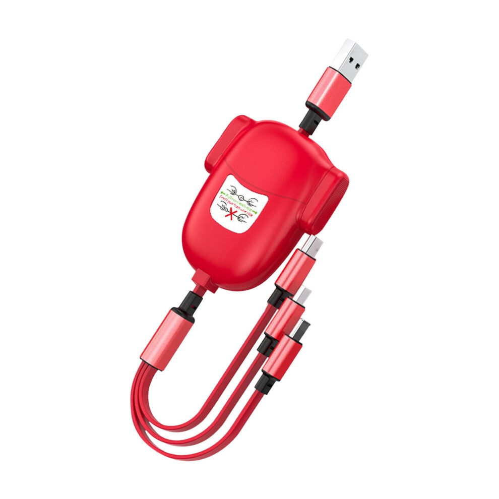 Valseel 3-In-1 Retractable Usb Cable Type-C/Micro 908436420327