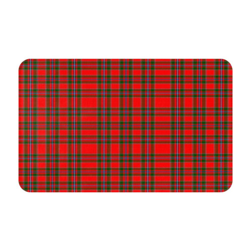 Πατάκι πόρτας Tartan από την περιοχή Perth District, αντιολισθητικό πλενόμενο χαλί 20x31,5"
