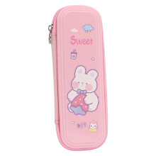 Small Plastic Pencil Case for Elementary Students - Large