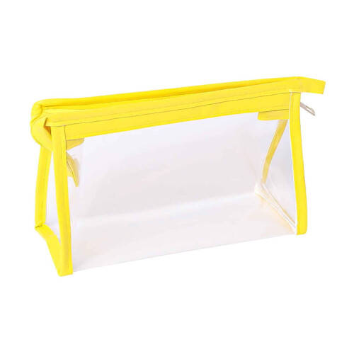 Transparent Pencil Bag PVC Large Capacity 22x12cm