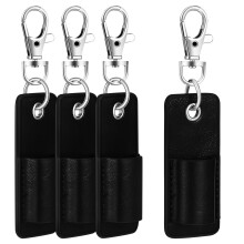 Pennenhouder etui set met leren koord (4 stuks)