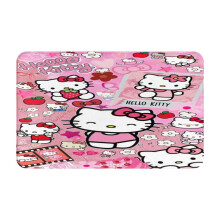 Tapis de porte Hello Kitty, antidérapant et lavable, 51 x 80 cm, pour intérieur et extérieur (salle de bain, cuisine, terrasse), idéal pour les