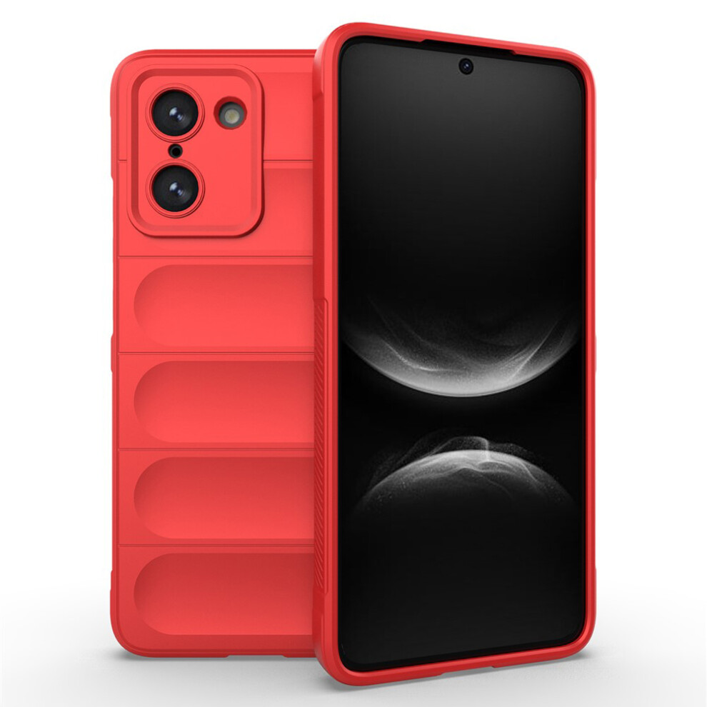 (Red) Amorus For Oneplus Nord Ce5 5G / Ace 5 Racing 5G Case Shockproof Soft Tpu Rugged Phone Back Cover Red 6914299302261