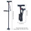 Aluminum LED Walking Cane Foldable Four-Legged Adjustable 3