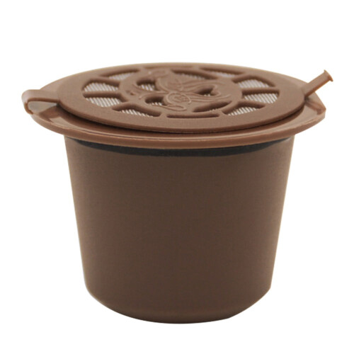 Wiederverwendbarer Kaffeefilterhalter aus Metall, 3er-Pack, Braun 2