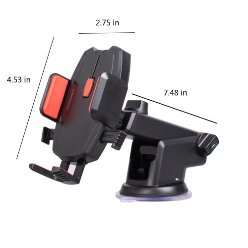 Jacenvly Car Phone Mount Universal Windshield Console Holder 2