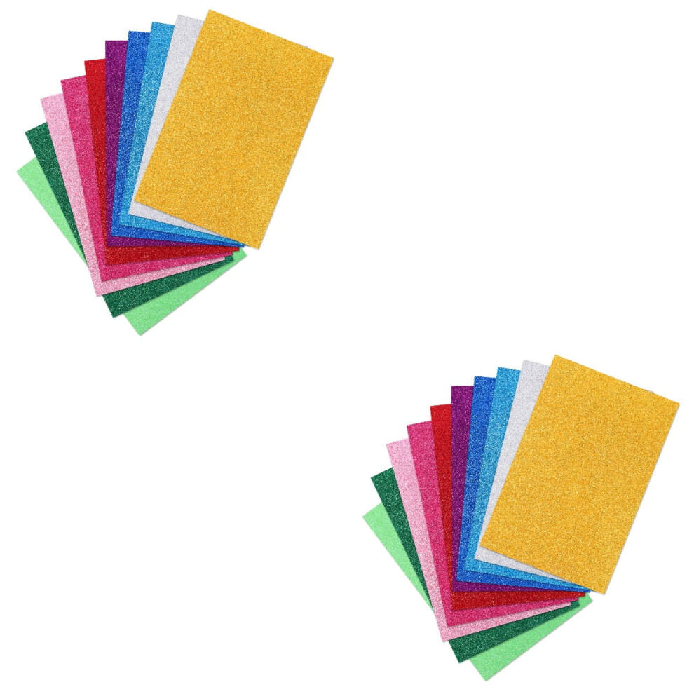 Glitter Sponge Craft Paper 30 x 20 cm 20 Pieces-image-OPC-PW5F86Y-NEW