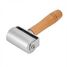 Leather Press Edge Roller 60mm Electroplated Craft Tool