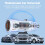 Car Charger USB PD Fast Charging Adapter 12-30V White Blue 5