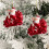 FloHua Christmas tree hanging balls black irregular 2 pcs 6