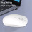 Shengxiny wireless mouse white 2.4G Bluetooth 7