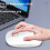 Shengxiny wireless mouse white 2.4G Bluetooth 2
