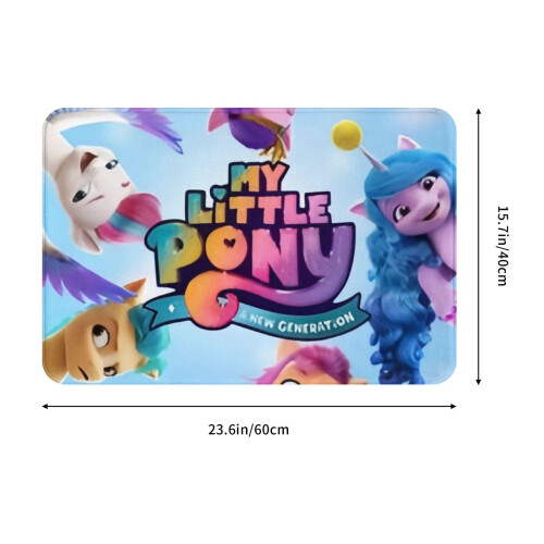 Εξατομικευμένο χαλί φανέλας My Little-Tle Pony για εσωτερικούς χώρους, υπνοδωμάτιο, 2