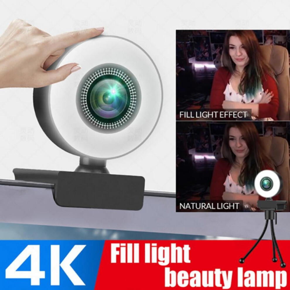 Webcam With Privacy Shutter And Tripod Stand 972700271274
