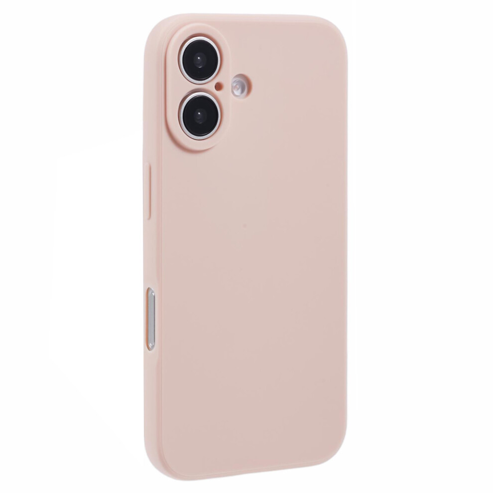 (Pink) For Iphone 17 Case Precise Cutouts Straight Edge Tpu Shockproof Phone Cover Pink 6914298879498
