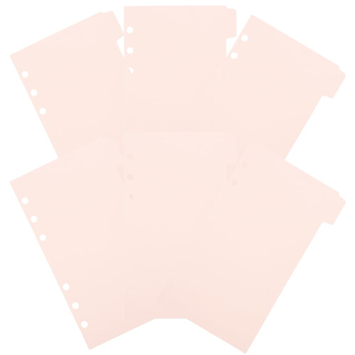 PeggyDoll A6 binder dividers with tabs 6 pcs 1