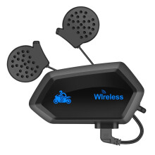M01 Auricolare Wireless per Moto Compatibile con 5.0 Kit Chiamate Telefoniche Vivavoce per Casco Auricolare BT Stereo