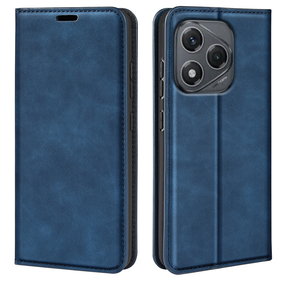 (Blue) For Honor 400 Smart 5G / 4G / X7d 4G Case Skin Touch Leather Wallet Phone Cover Blue 6914298546475