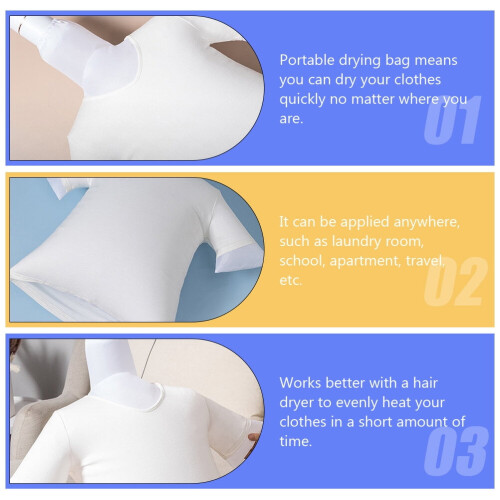Drying Bag Heated Folding Clothes Dryer Travel 1