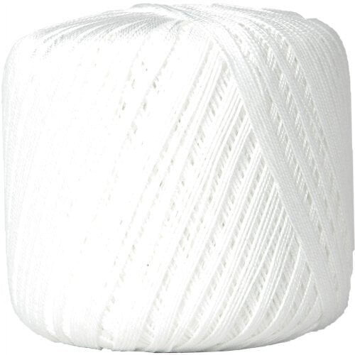 Crochet Thread Size 10 White 50g 100% Mercerized Cotton