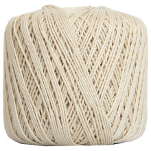 Threadart mercerized cotton crochet thread size 3 natural