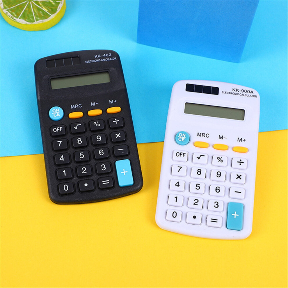 Basic Calculator Black 8-Digit LCD 4-Function