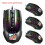 Mouse da gioco con display a schermo 6400 DPI, retroilluminazione RGB, mouse da gioco per PC, mouse 6