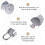 Stainless Steel Pizza Wheel Server 3-in-1 2