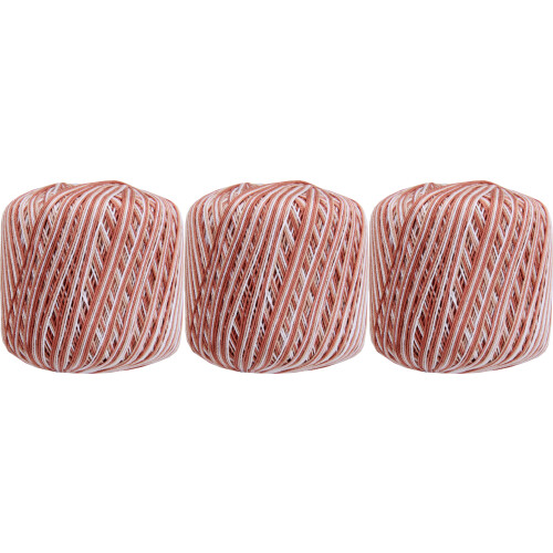 Threadart cotton crochet thread size 10, 3-pack, variegated