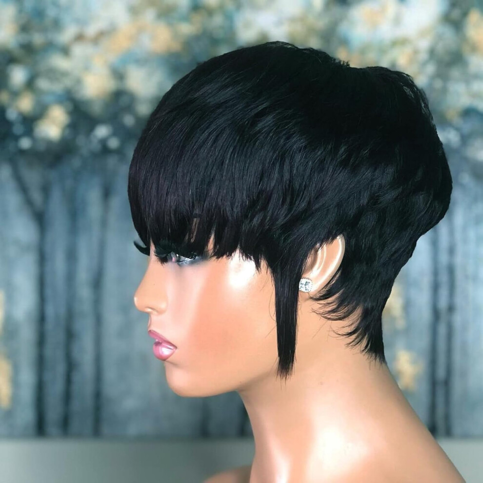 Pixie Cut Wig for Black Women Brazilian Remy Hair 150%